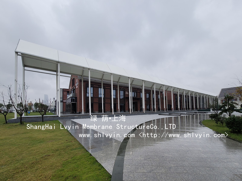 寧波文創(chuàng)港PTFE膜結構連廊